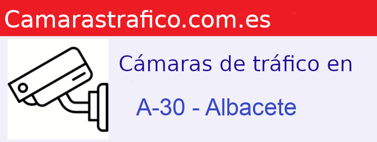 Cámaras dgt en la A-30 en la provincia de Albacete